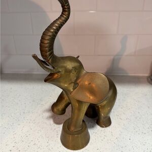 Brass Elephant Figurine